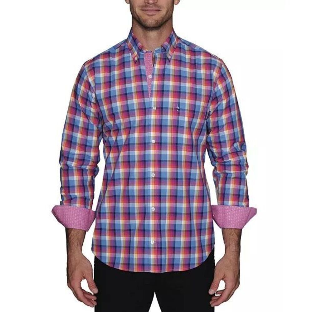 ✨TailorByrd Men's Plaid Button Down Sz 16 1/2 Shirt✨